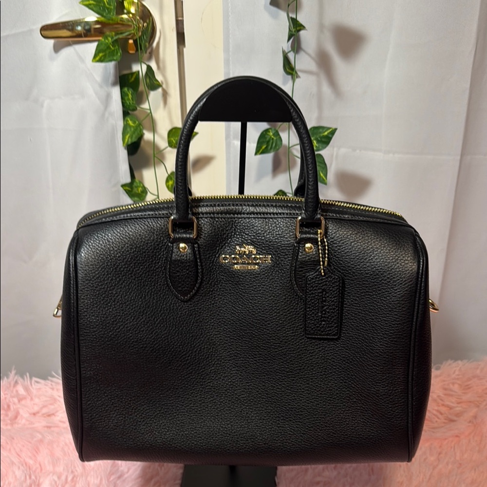 Coach Black Leather Bag